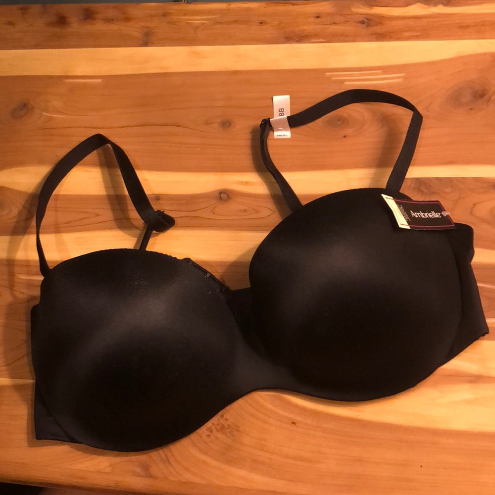 Ambrielle multi-way push-up strapless bra